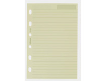 Filofax Pocket blad linjerade beige 20st/fp