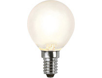 LED-lampa Frosted Filament klot E14 P45 450lm-4W