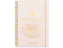 Veckokalender Life Planner rosa A5 2024