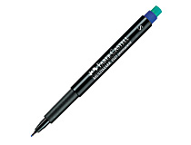 OH-penna/märkpenna Faber-Castell Multimark 1523 SF blå 10st/fp