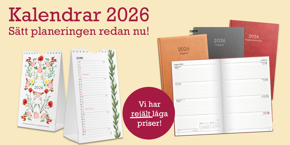 Köp kalender för 2026