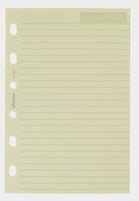 Filofax Pocket blad linjerade beige 20st/fp