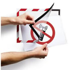 Säkerhetsram Duraframe Security A4 röd/vit 2st/fp