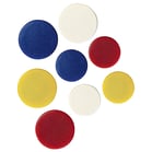 Magnet rund 40mm röd 4st/fp