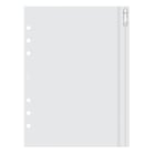 Filofax A5 plastficka med dragkedja