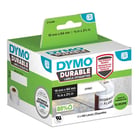 Etikett Dymo Durable 19x64mm vit 2x450st/fp