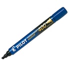 Märkpenna Pilot Permanent Marker 400 snedskuren blå 12st/fp