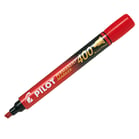 Märkpenna Pilot Permanent Marker 400 snedskuren röd 12st/fp
