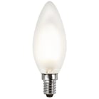 LED-lampa Frosted Filament kron E14 C35