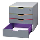 Förvaringsbox Variocolor 4 lådor + lås