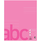 Skrivhäfte Bantex 170x210mm linjerat/blankt 14,5mm rosa 20st/fp