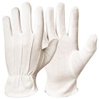 Bomullshandske med lycra strl. 8 12st/fp