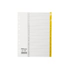 Pärmregister flikförstärkta A4 1-31 gul 10st/fp