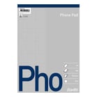 Häftat block Bantex A4 rutat 5st/fp