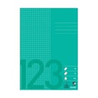 Räknehäfte Bantex A5 rutat 5x5mm grön 25st/fp