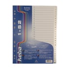 Pärmregister Keba PP A4 1-52 transparent 3st/fp