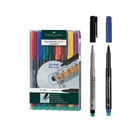 Märkpenna Faber Castell Multimark V M svart 10st/fp