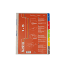 Pärmregister plast Keba A4+ 1-5