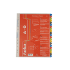 Pärmregister plast Keba A4+ A-Ö