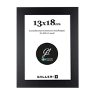 Ram svartfärgat trä 24x30cm