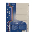 Pärmregister Keba PP A5 1-5 transparent
