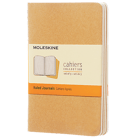 Anteckningsbok Moleskine Cahier Pocket linjerat brun