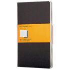 Anteckningsbok Moleskine Cahier Pocket linjerat svart
