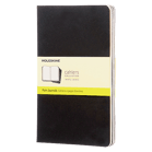 Anteckningsbok Moleskine Cahier Large olinjerat svart