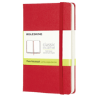 Anteckningsbok Moleskine Classic Pocket olinjerad röd