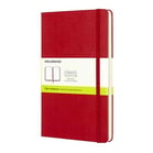 Anteckningsbok Moleskine Classic Large olinjerad röd