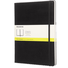 Anteckningsbok Moleskine Classic XL olinjerat svart