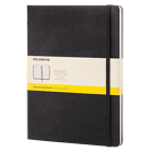 Anteckningsbok Moleskine Classic XL rutat svart