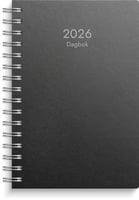 Dagbok miljökartong svart 2026