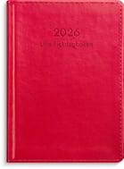 Fickkalender Lilla Fickdagboken konstläder röd 2026