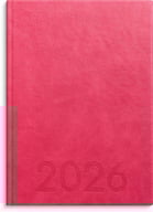 Weekly A5 konstläder rosa 2026