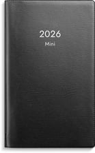 Fickkalender Mini plast svart 2026