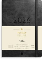 Liten Veckokalender Forma Deluxe svart 2026