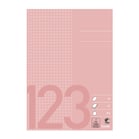 Skolhäfte A5 Rutat 5X5Mm Rosa 25st/fp