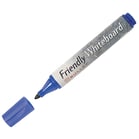 Whiteboardpennor Friendly konisk blå 10st/fp