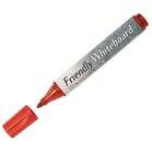 Whiteboardpennor Friendly konisk röd 10st/fp