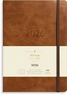 Almanacka Burde Agency Forma Deluxe brun 2026