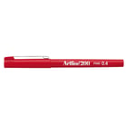 Fiberpenna Artline 200 0,4mm röd 12st/fp