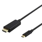 USB-C till HDMI-kabel 2m 4K svart