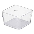 Förvaringslåda SmartStore Compact Sort 10x10cm transparent