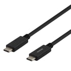 USB-C till USB-C kabel USB-IF-certifierad 5Gbit/s 1m svart