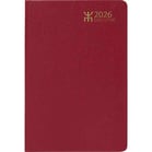 Kalender Almanacksförlaget Executive röd konstläder 2026