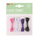 Elastisk snodd Playbox Ø1mm 1,2m blandade färger 4st/fp