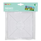 Pärlplattor Playbox Kvadrat Byggbara transparenta 2st/fp