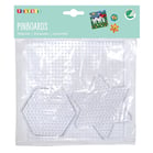 Pärlplattor Playbox Olika Former transparenta 3st/fp