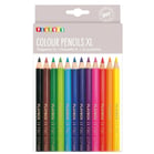 Färgpennor Playbox Tjocka Blandade Färger 12st/fp